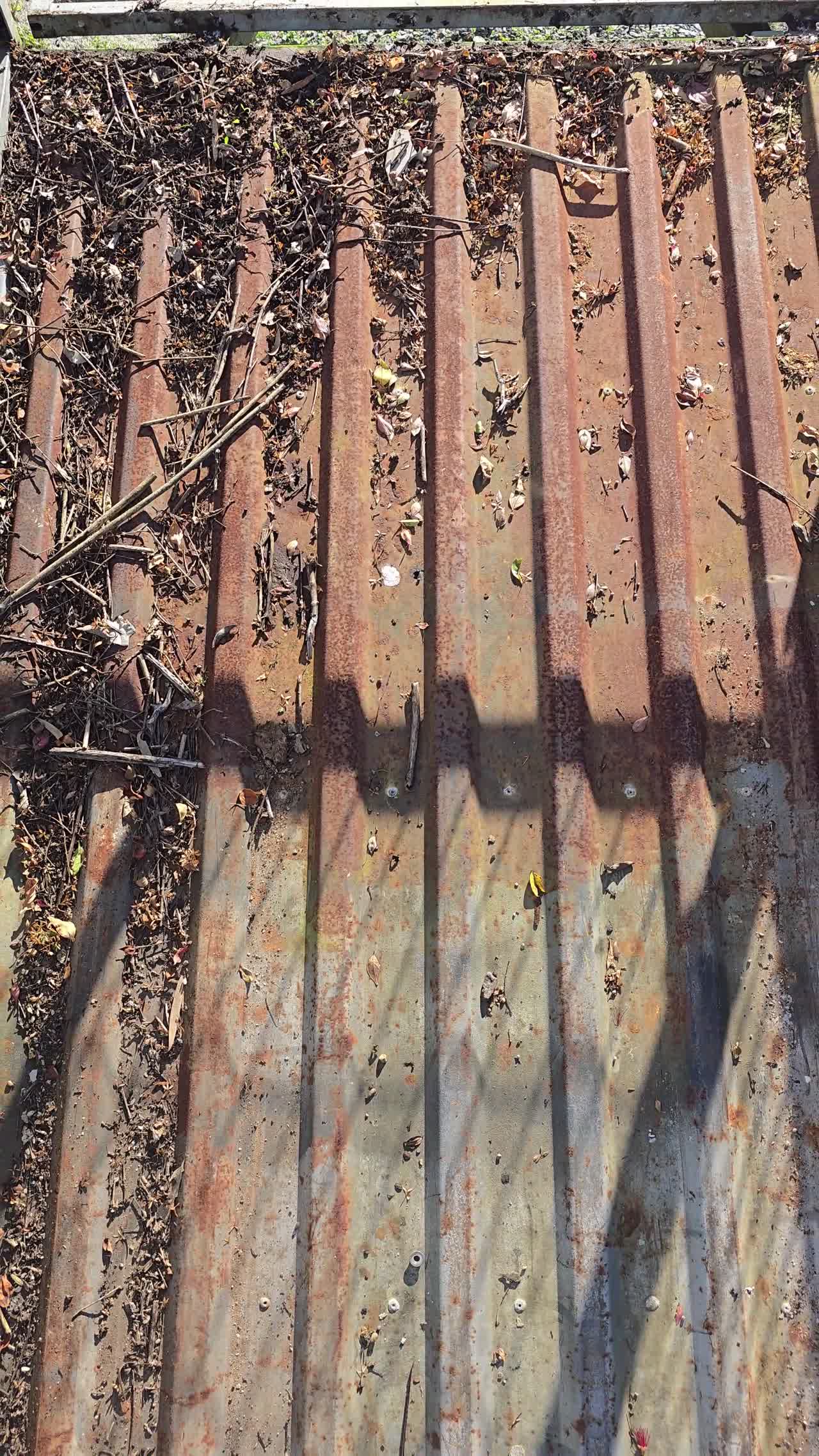 Before — heavy rust and oxidisation