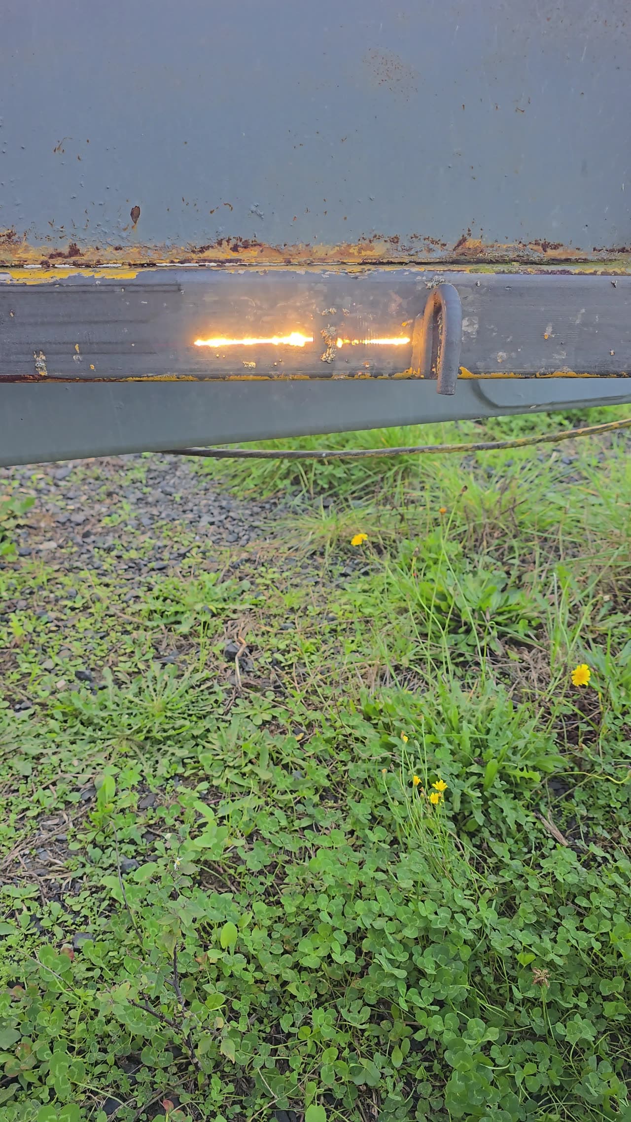 Treated surface — clean result achieved